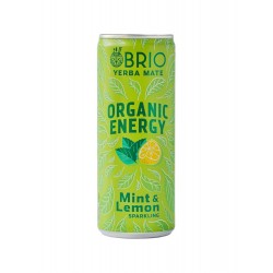 Brio Yerba Maté Energy Drink - Mint & Lemon 12 x 250ml
